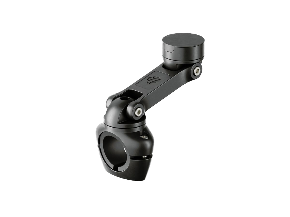 Support Pro Boost Shapeheart, design robuste et orientation personnalisée pour guidons de moto.