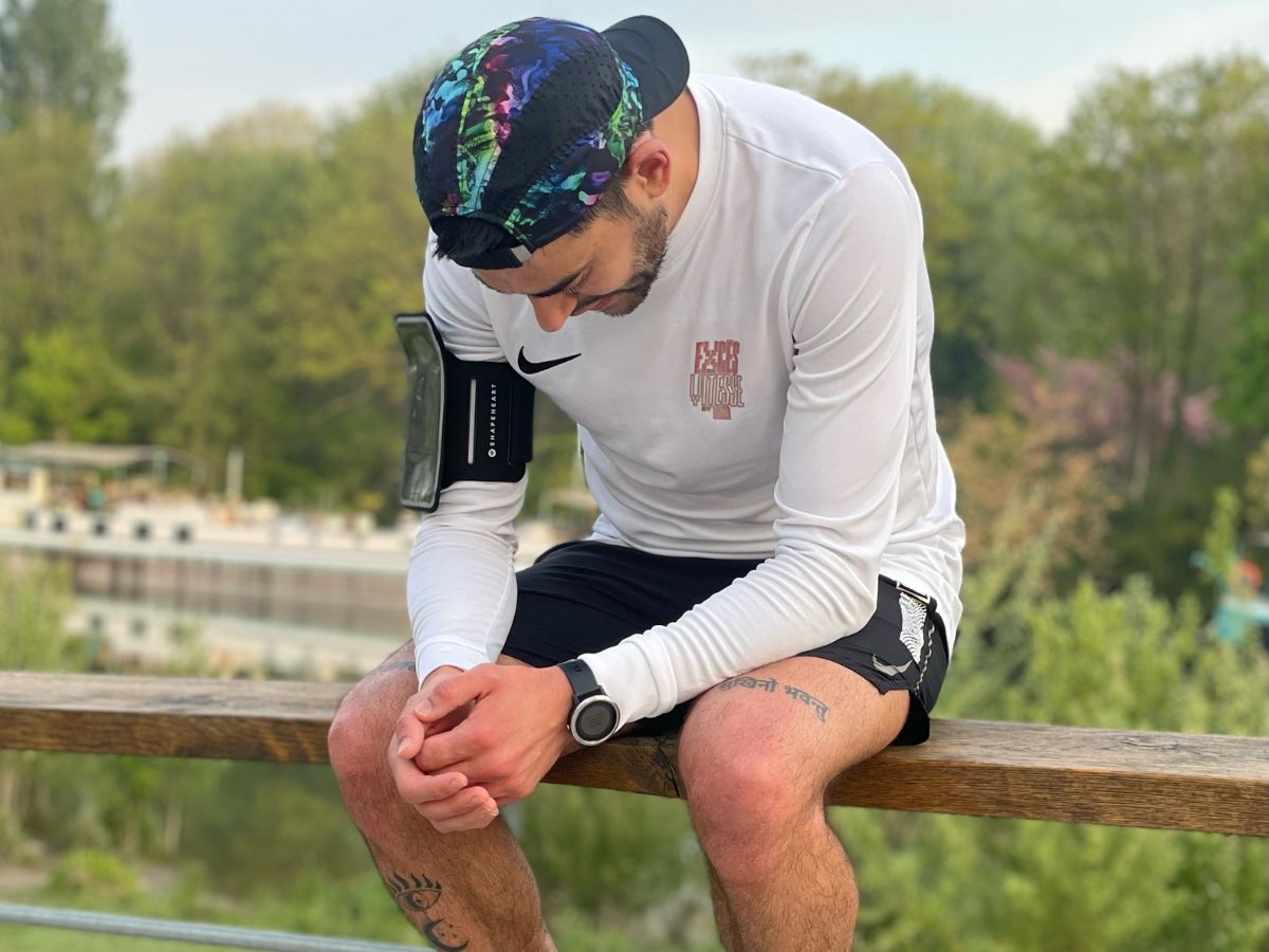 Capture d’écran d’une session de running partagée sur une appli communautaire.