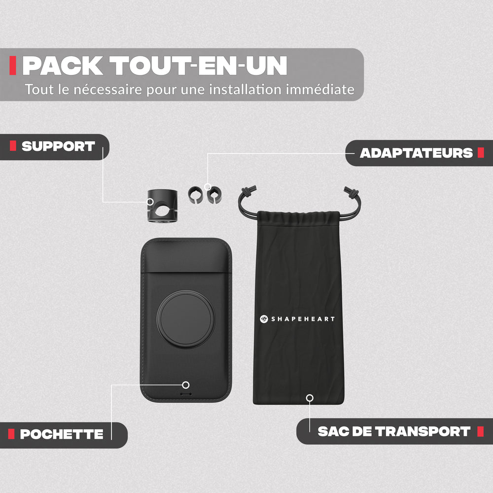 Supporto telefono per specchietto retrovisore di scooter e moto