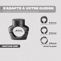 Supporto telefono moto PRO