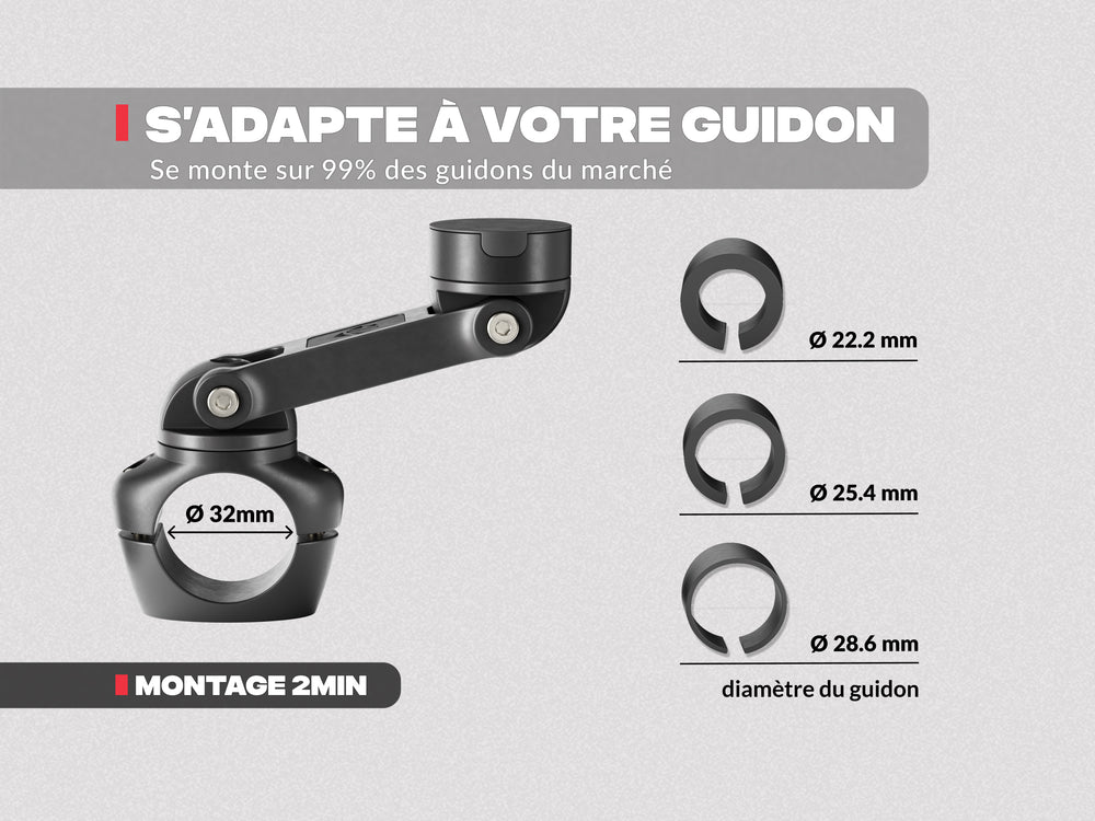 Supporto telefono moto PRO BOOST