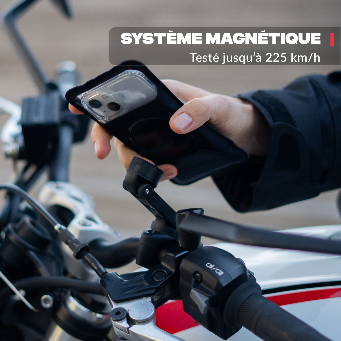 Supporto telefono moto PRO BOOST