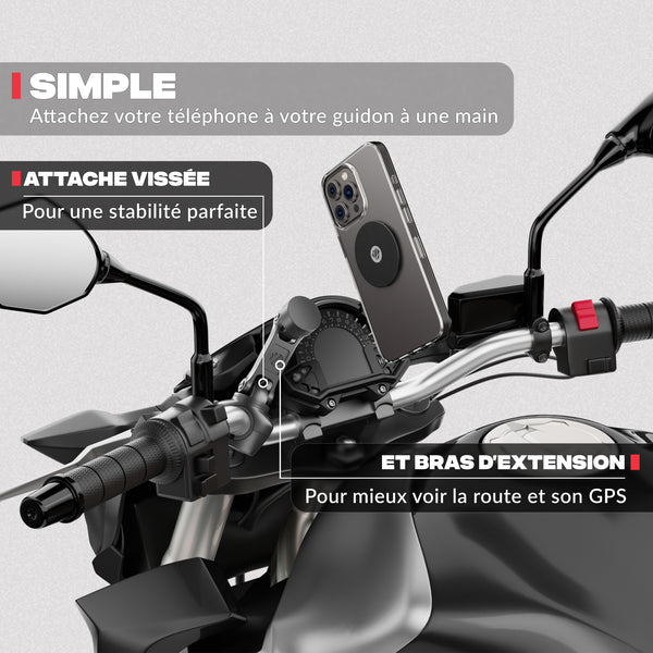 Supporto telefono moto PRO BOOST