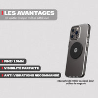 Vantaggi della placca metallica – Supporto telefono moto PRO Shapeheart
