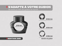 Porta cellulare moto PRO con placca in metallo