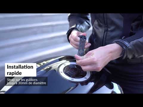 Vidéo présentation du support de téléphone magnétique Shapeheart, parfait pour moto